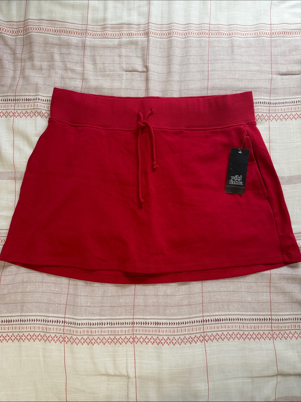 Wild Fable Large Red Drawstring Skort - Women
